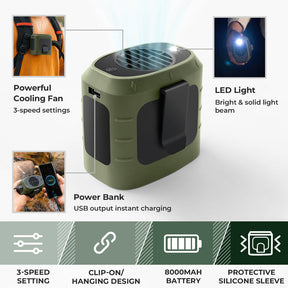 Multi-Function Clip-On Fan