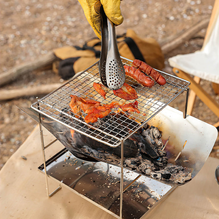 Foldable Fire Pit Grill