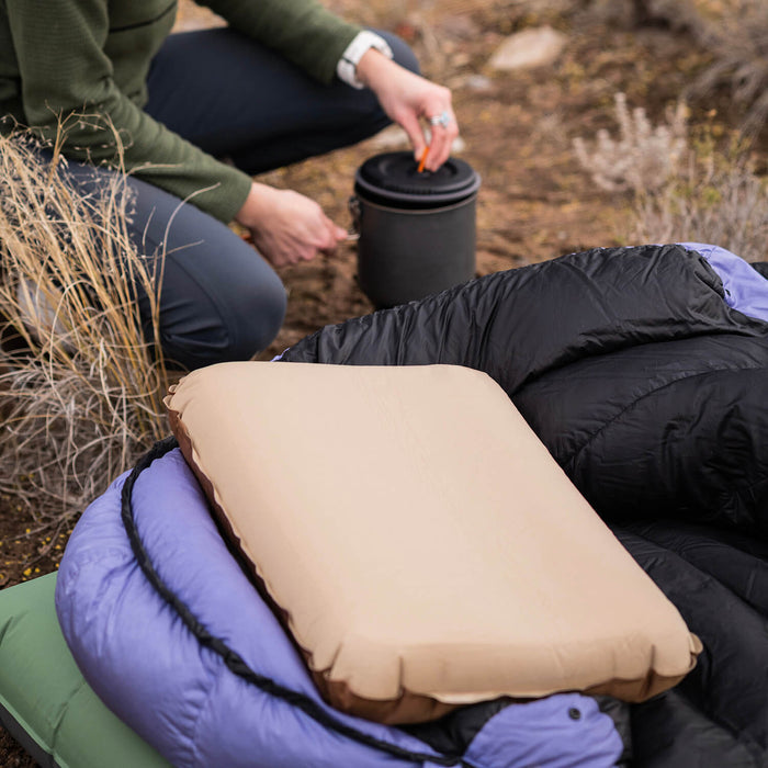 Self-Inflating Camping Pillow