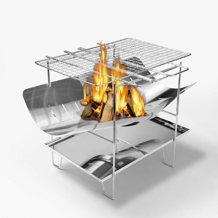 Foldable Fire Pit Grill