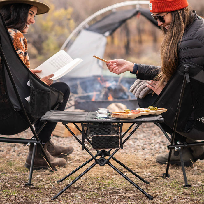 Folding Camping Table with Cupholders